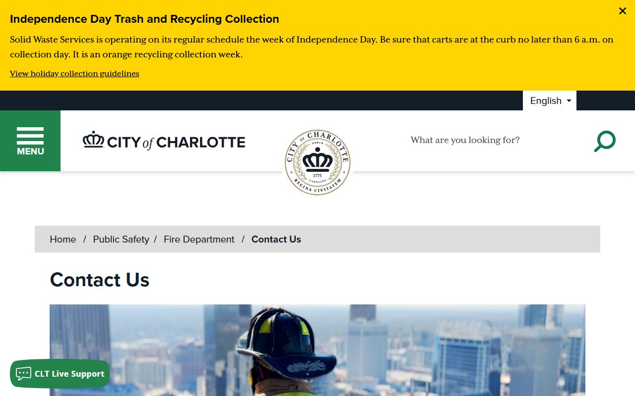 Charlotte phone directory fire station directory