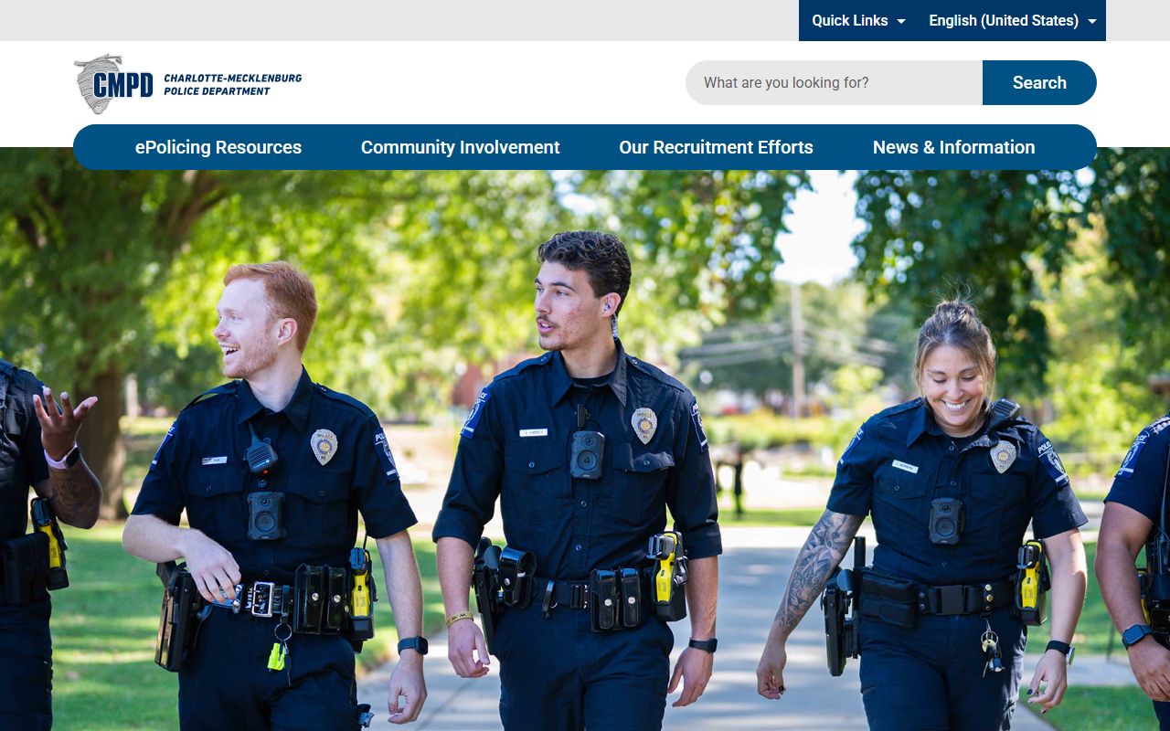 Charlotte phone directory CMPD contact information